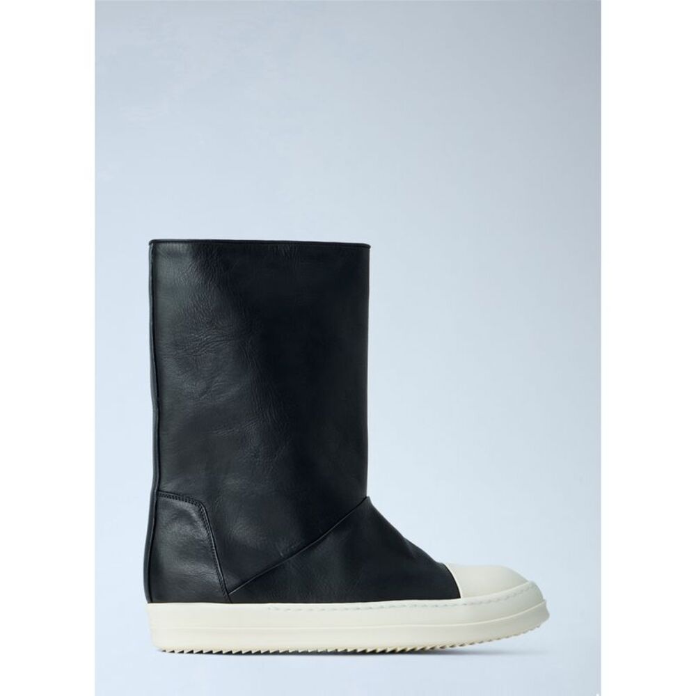 Rick Owens Men High Leather Boots